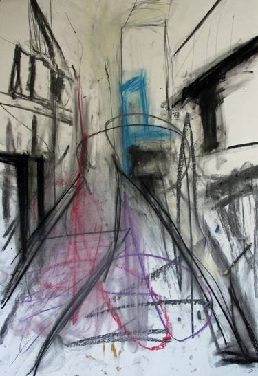 Original Abstract Drawing by Lisa Dombek