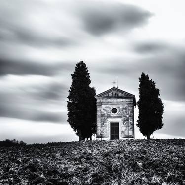 A small chapel with cypresses - Limited Edition of 5 thumb