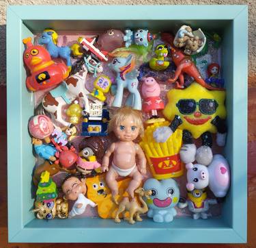 Original Contemporary Children Sculpture by Claudia Caponi