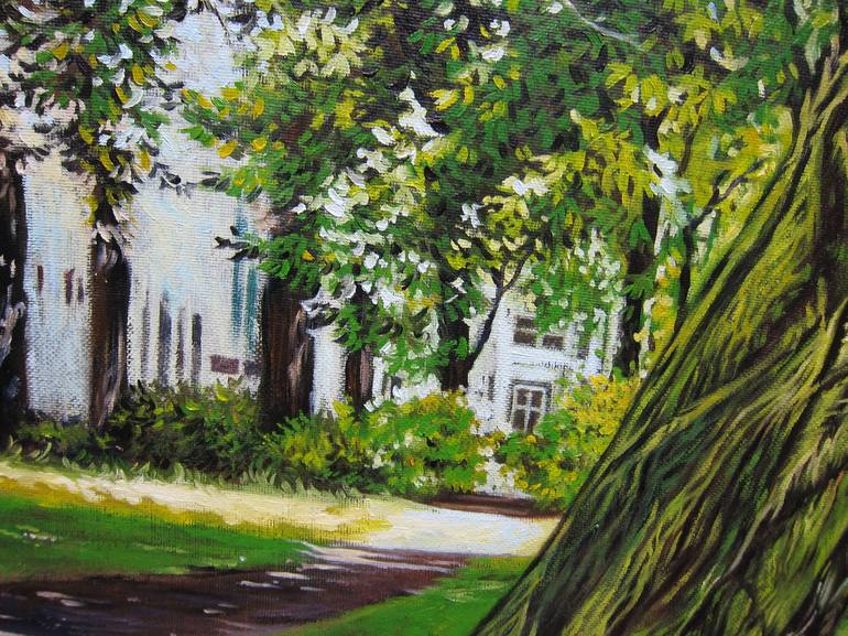 Original Impressionism Landscape Painting by Praweena Bunker