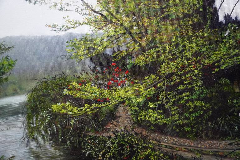 Original Fine Art Landscape Painting by Praweena Bunker