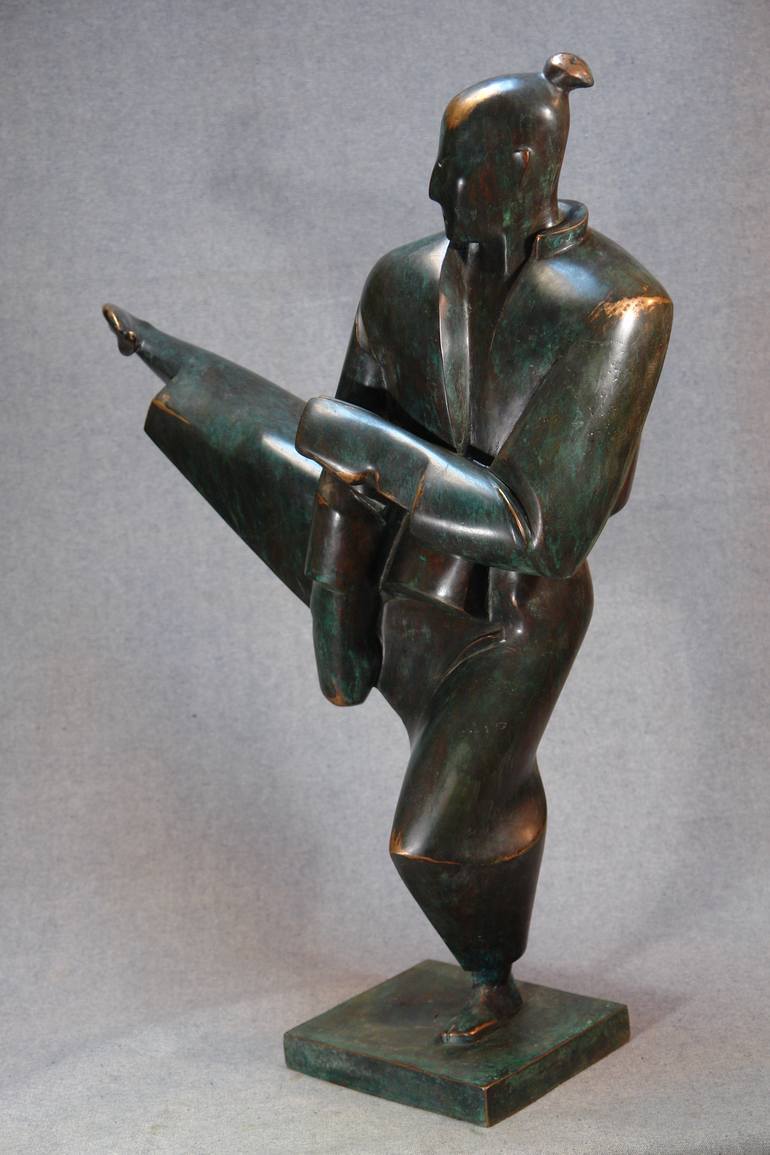 yoko giri (karate) bronze - Print