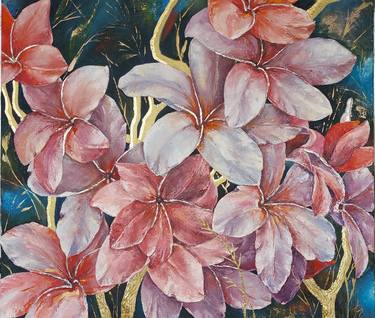 Print of Expressionism Floral Paintings by Vitalii Gatsutsyn Yalpachek-Levy