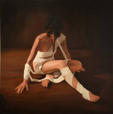 Original Figurative Nude Paintings by Barbara Tosatto