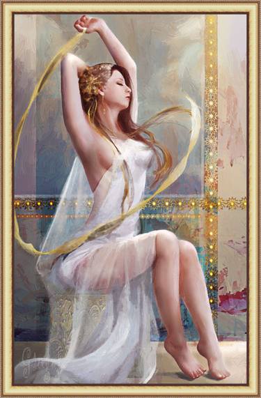 " Dancer" ( Canvas, Orig.Ltd. Edit. 4/22) 36x24 thumb
