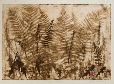 Original Botanic Printmaking by frieda meaney