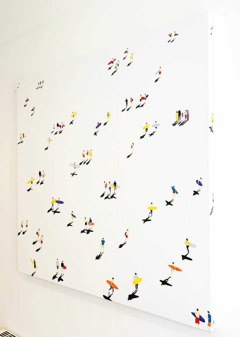 Original Figurative People Painting by Stephanie Ho