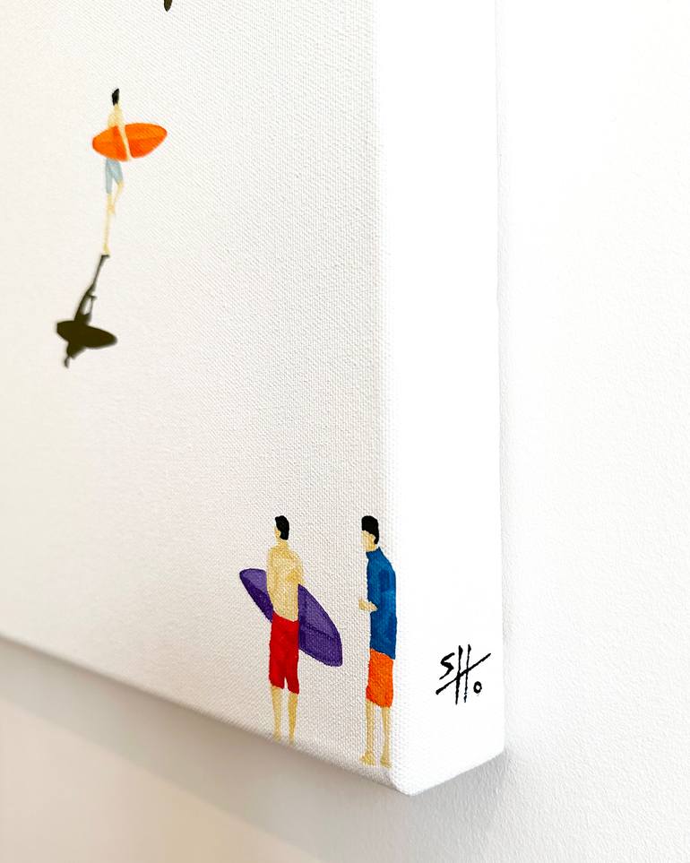 Original Figurative People Painting by Stephanie Ho