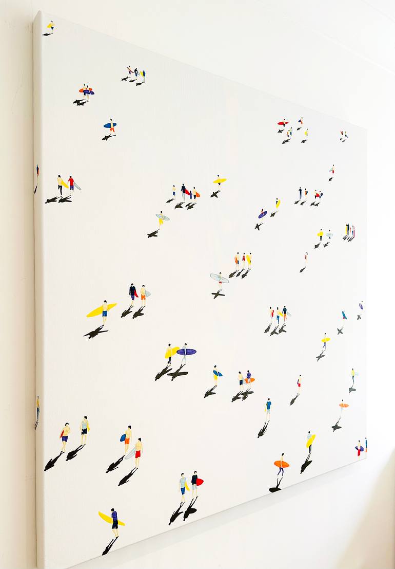 Original Figurative People Painting by Stephanie Ho