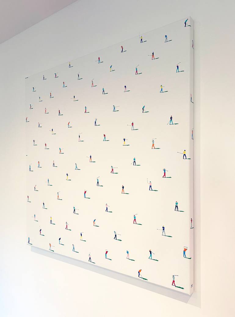 Original Figurative People Painting by Stephanie Ho