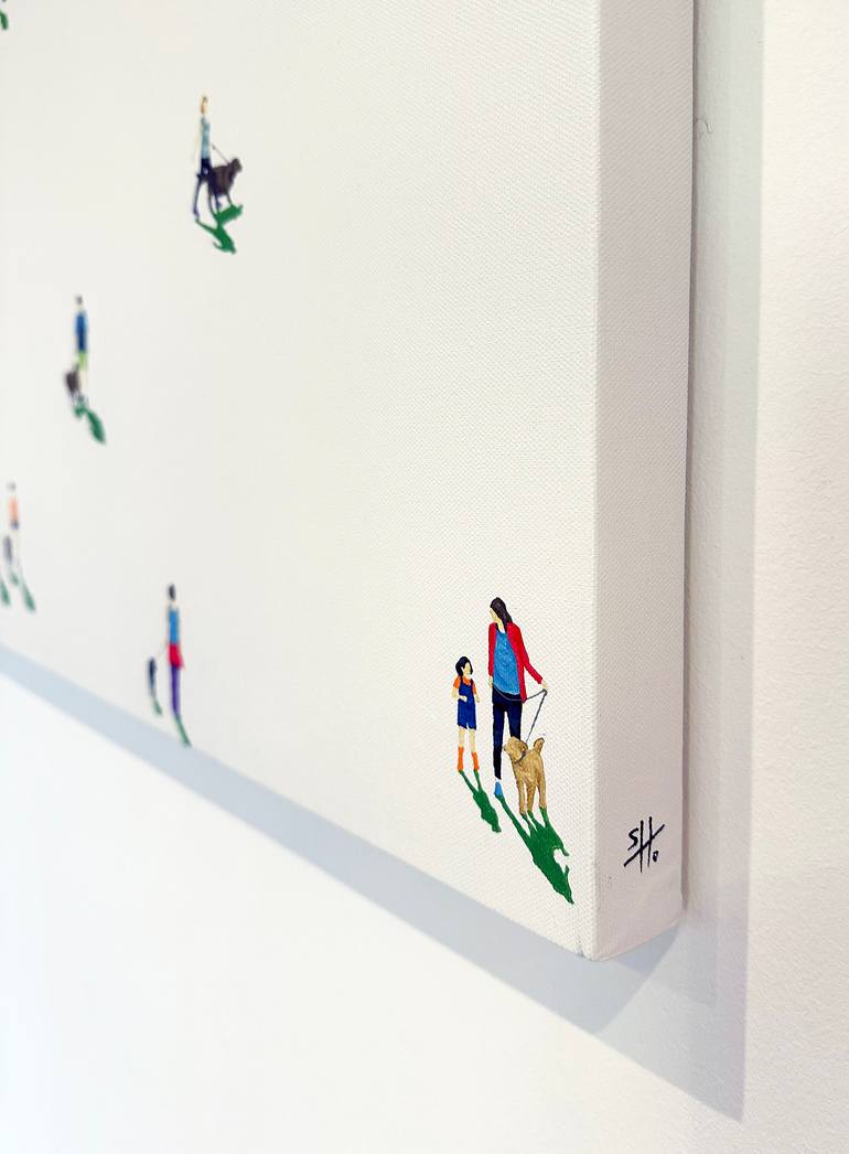 Original Figurative People Painting by Stephanie Ho
