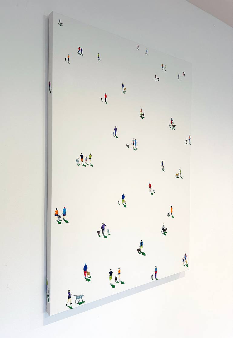 Original Figurative People Painting by Stephanie Ho