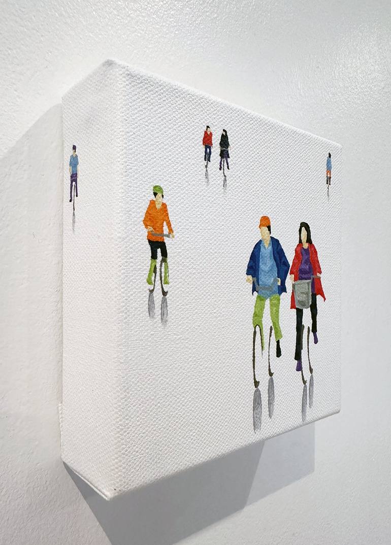 Original Figurative People Painting by Stephanie Ho