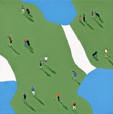 Original Fine Art People Painting by Stephanie Ho