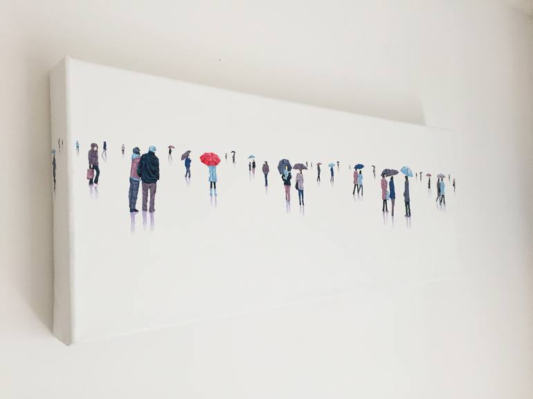 Original Figurative People Painting by Stephanie Ho