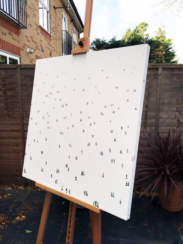 Original Figurative People Painting by Stephanie Ho