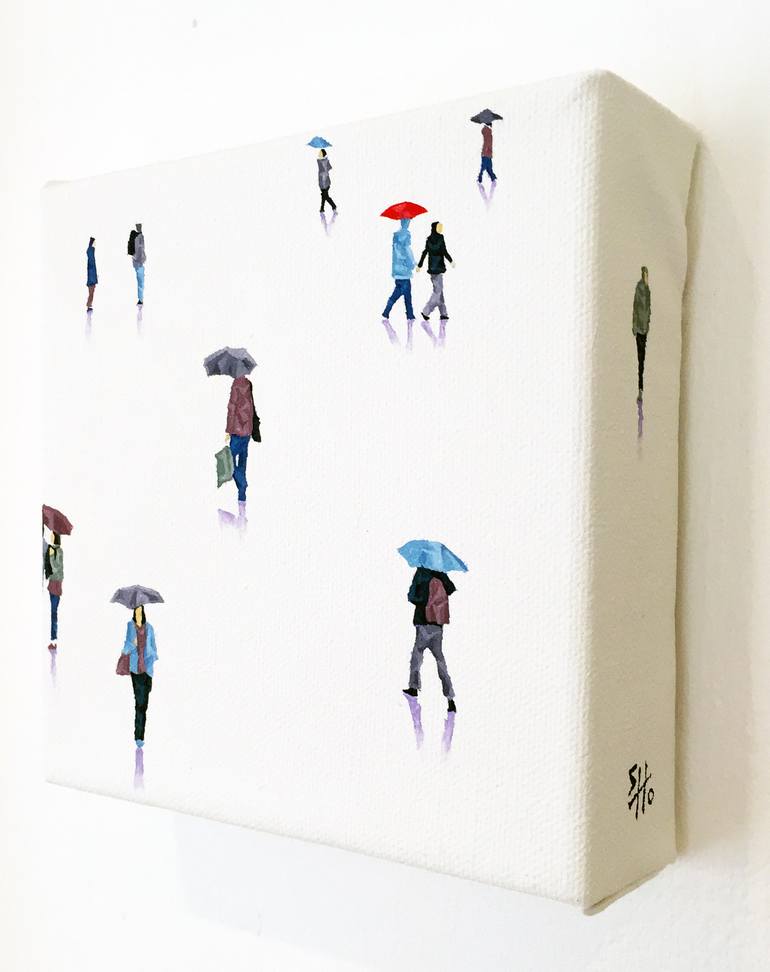 Original People Painting by Stephanie Ho