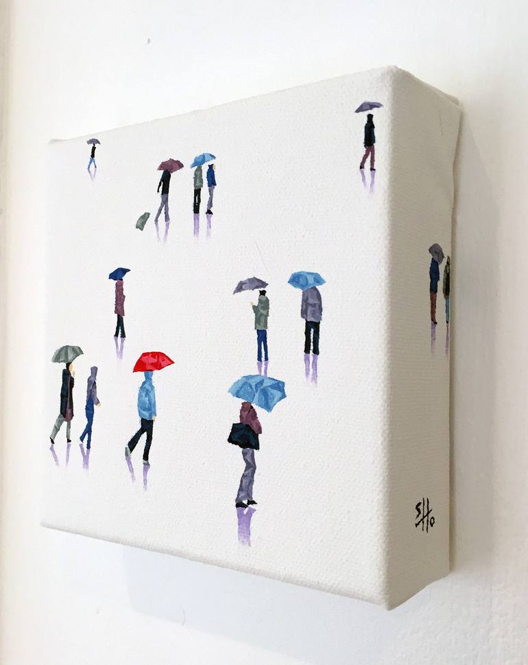 Original People Painting by Stephanie Ho