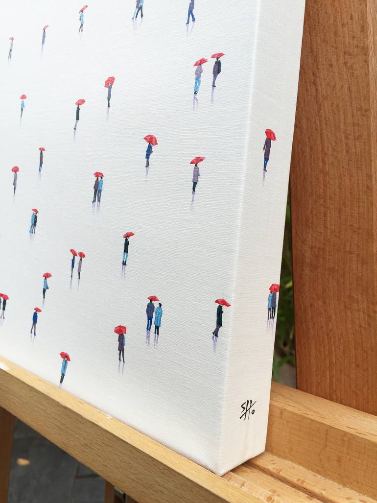 Original Figurative People Painting by Stephanie Ho