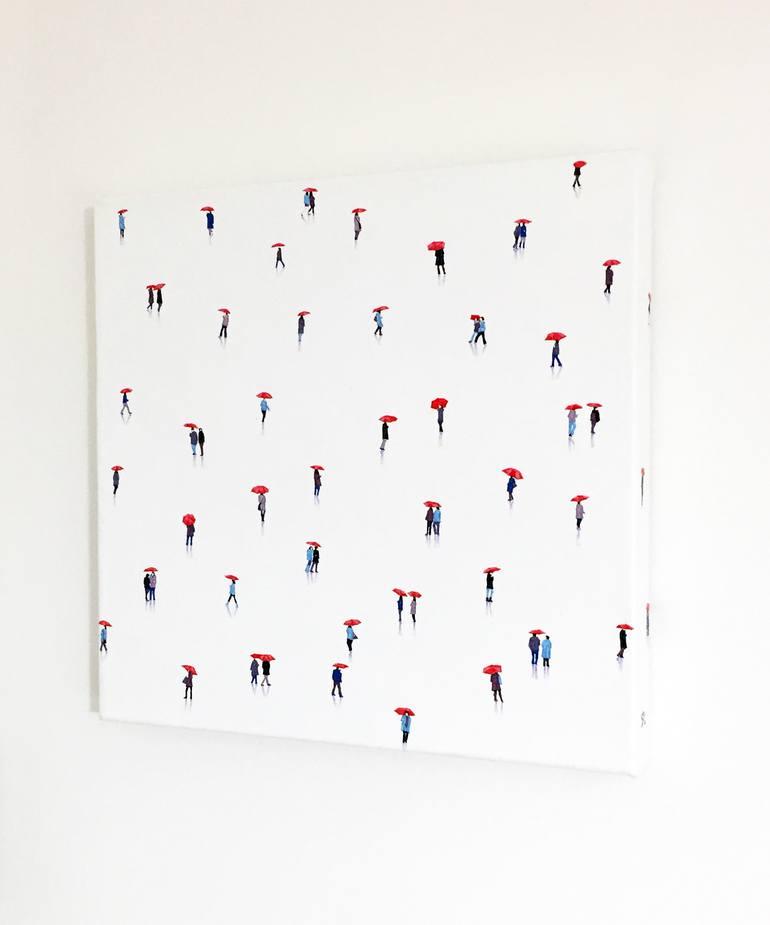 Original Figurative People Painting by Stephanie Ho