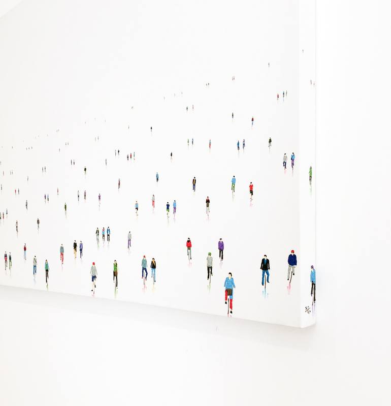 Original Figurative People Painting by Stephanie Ho