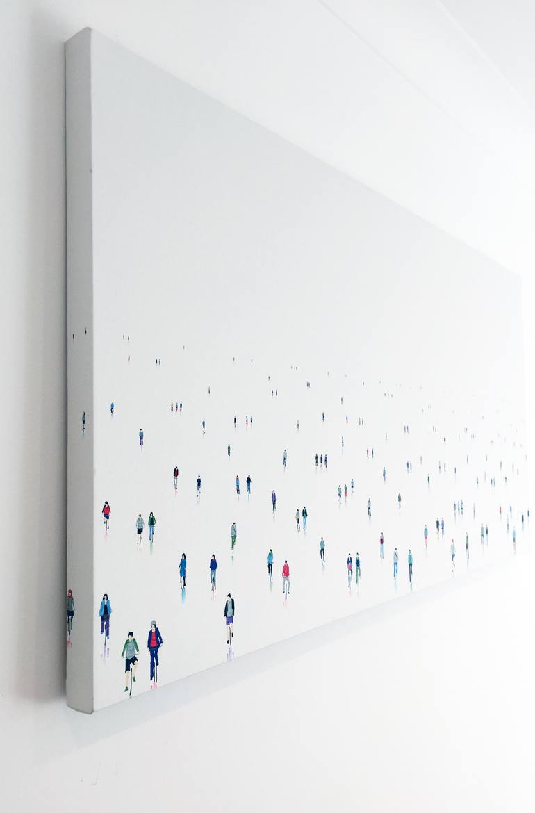 Original Figurative People Painting by Stephanie Ho