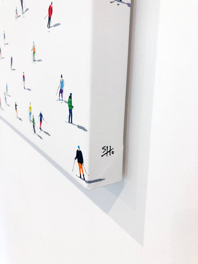 Original Figurative People Painting by Stephanie Ho