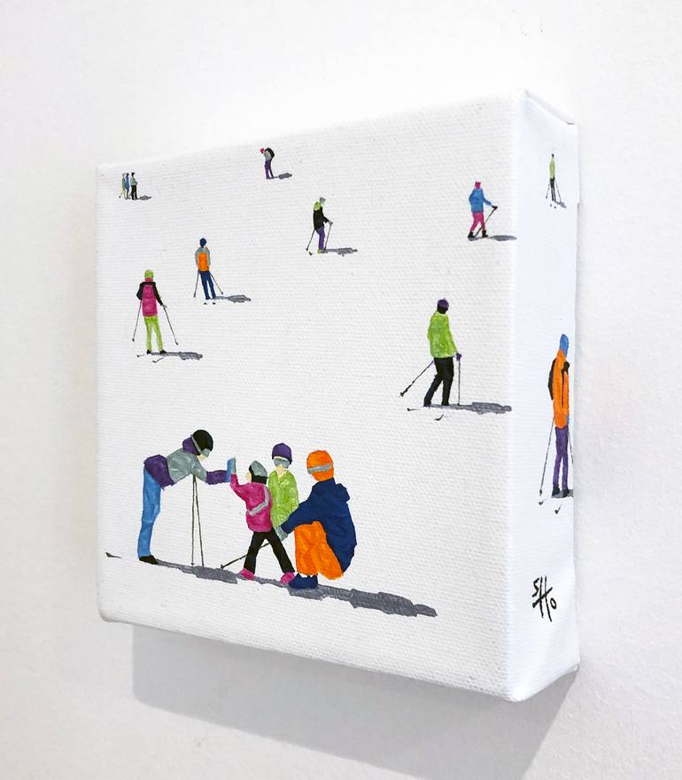 Original Figurative People Painting by Stephanie Ho