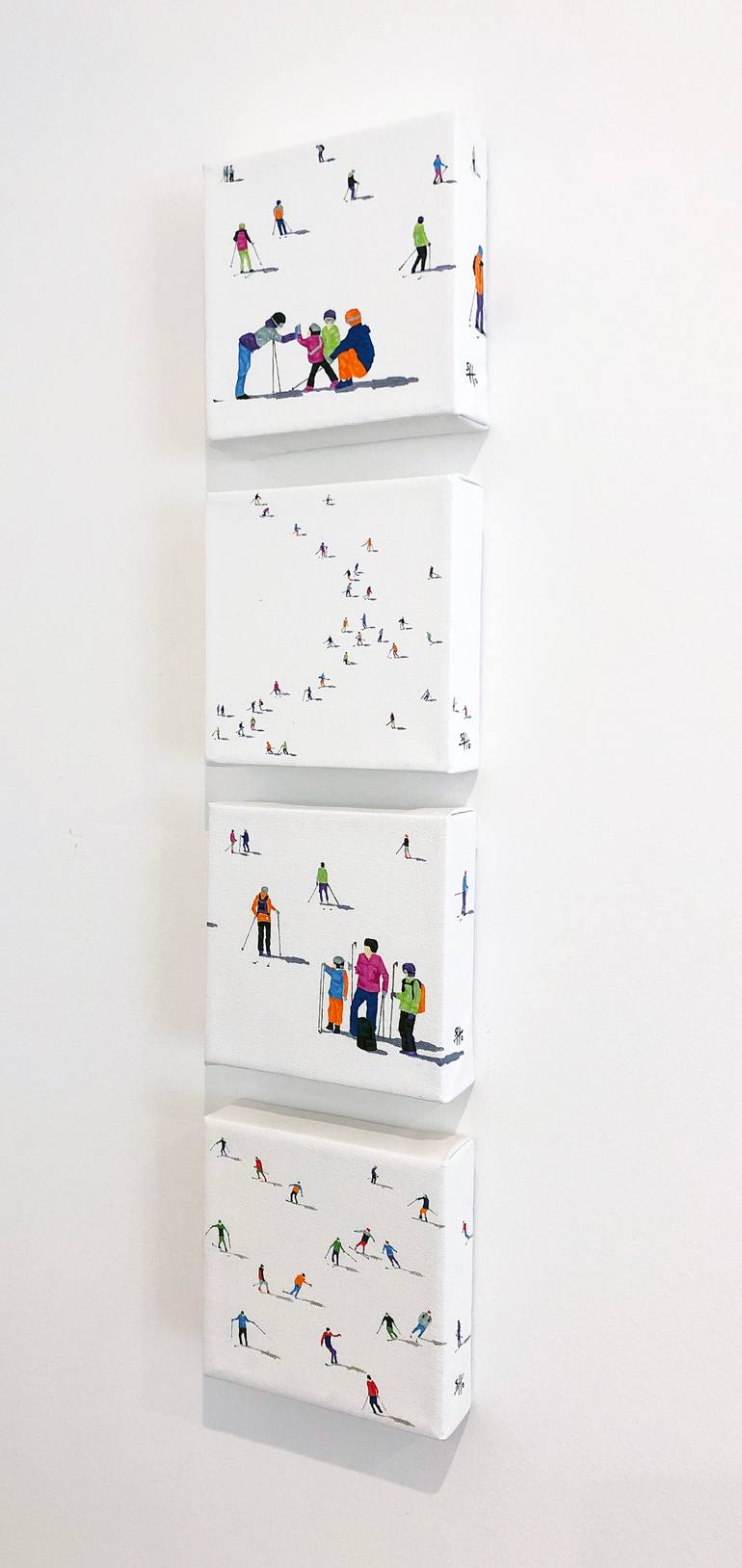 Original Figurative People Painting by Stephanie Ho