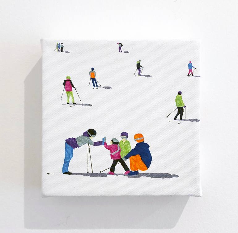 Original Figurative People Painting by Stephanie Ho