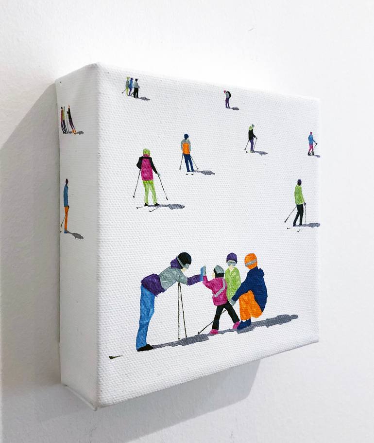 Original Figurative People Painting by Stephanie Ho
