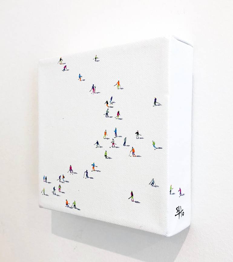 Original Figurative People Painting by Stephanie Ho