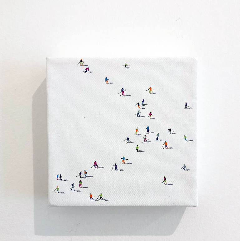 Original Figurative People Painting by Stephanie Ho