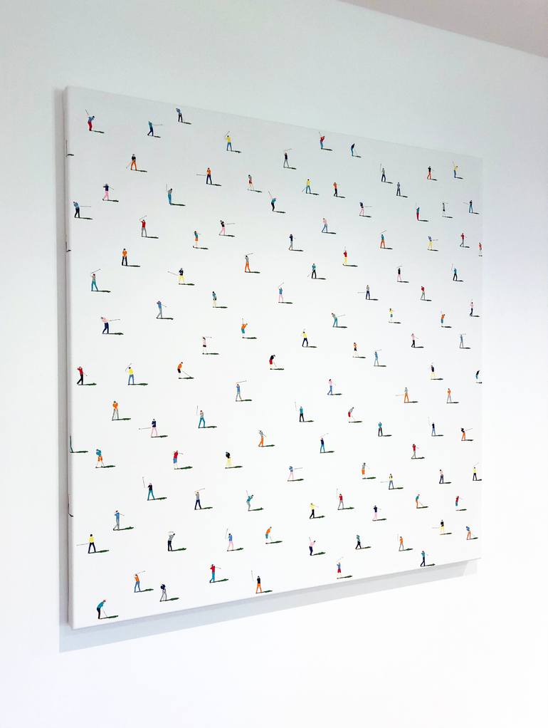 Original Figurative People Painting by Stephanie Ho