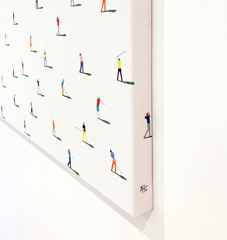 Original Figurative People Painting by Stephanie Ho