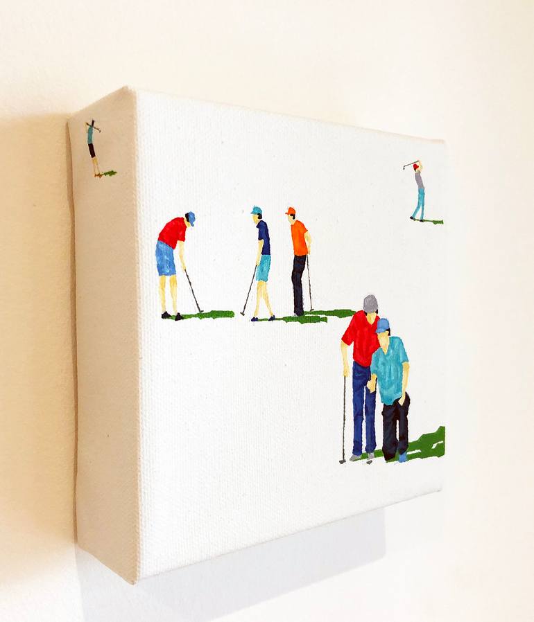 Original Figurative People Painting by Stephanie Ho