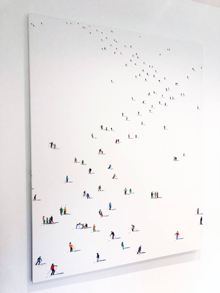Original Figurative People Painting by Stephanie Ho
