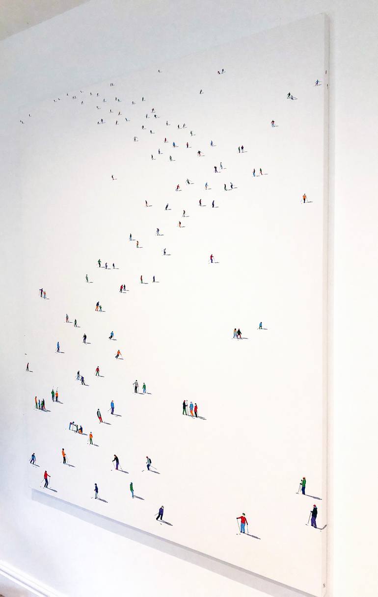 Original Figurative People Painting by Stephanie Ho