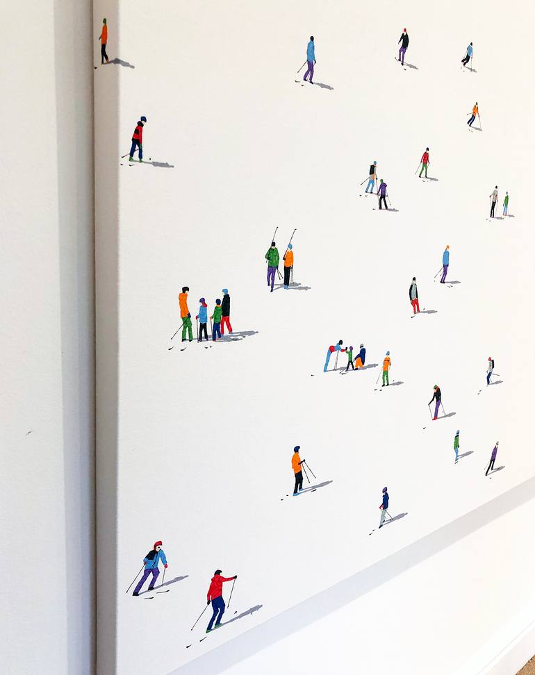 Original Figurative People Painting by Stephanie Ho