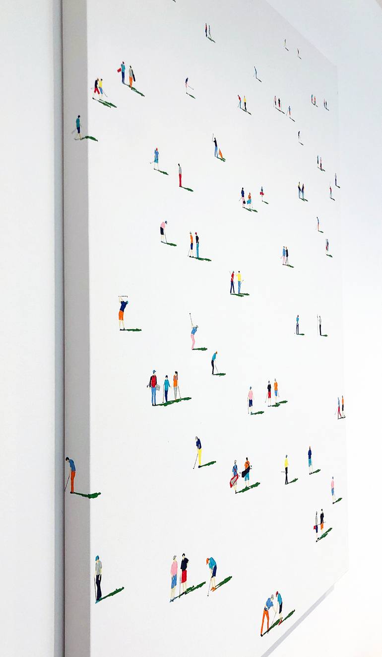 Original Figurative People Painting by Stephanie Ho