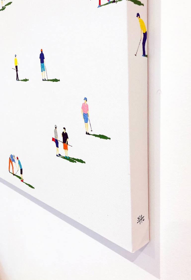 Original Figurative People Painting by Stephanie Ho