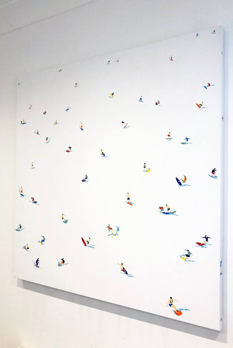 Original Figurative People Painting by Stephanie Ho