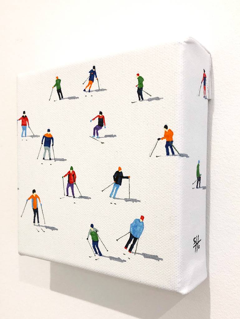 Original Figurative Sports Painting by Stephanie Ho