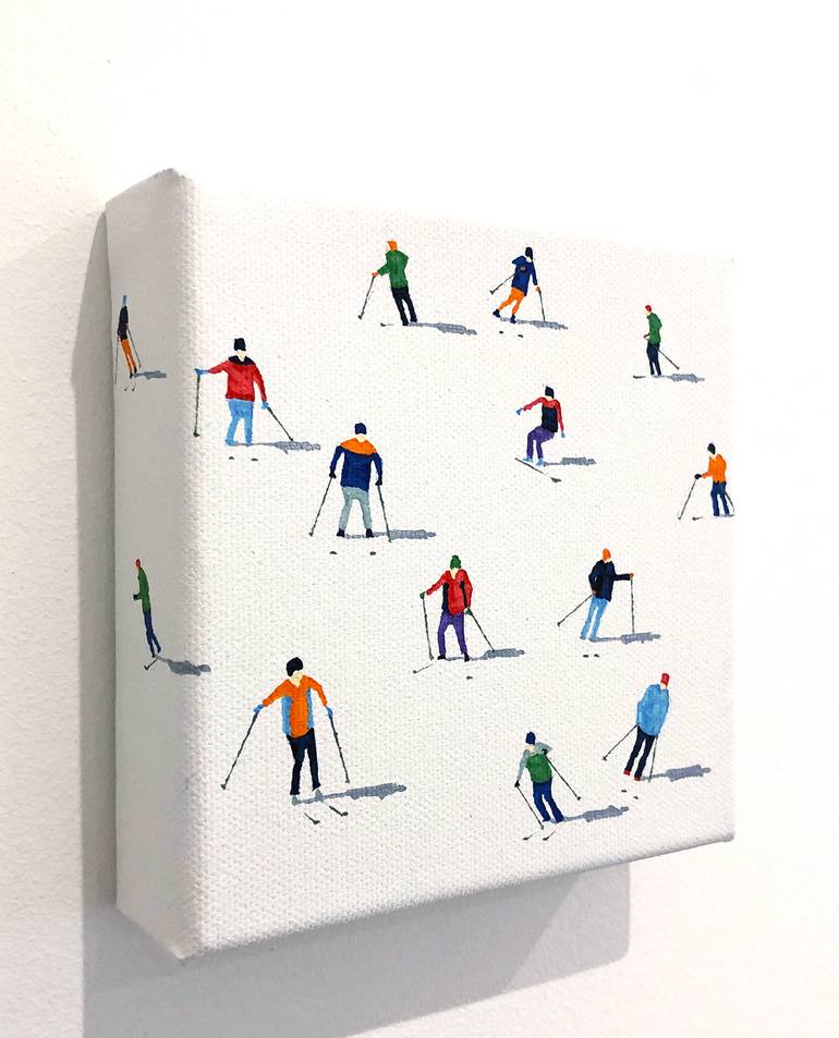 Original Figurative Sports Painting by Stephanie Ho