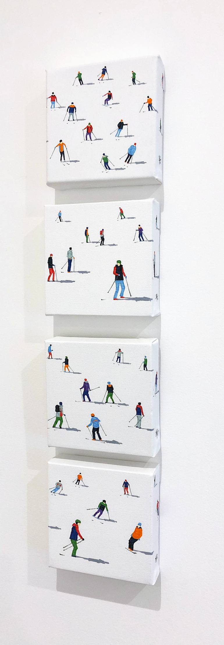 Original Figurative Sports Painting by Stephanie Ho
