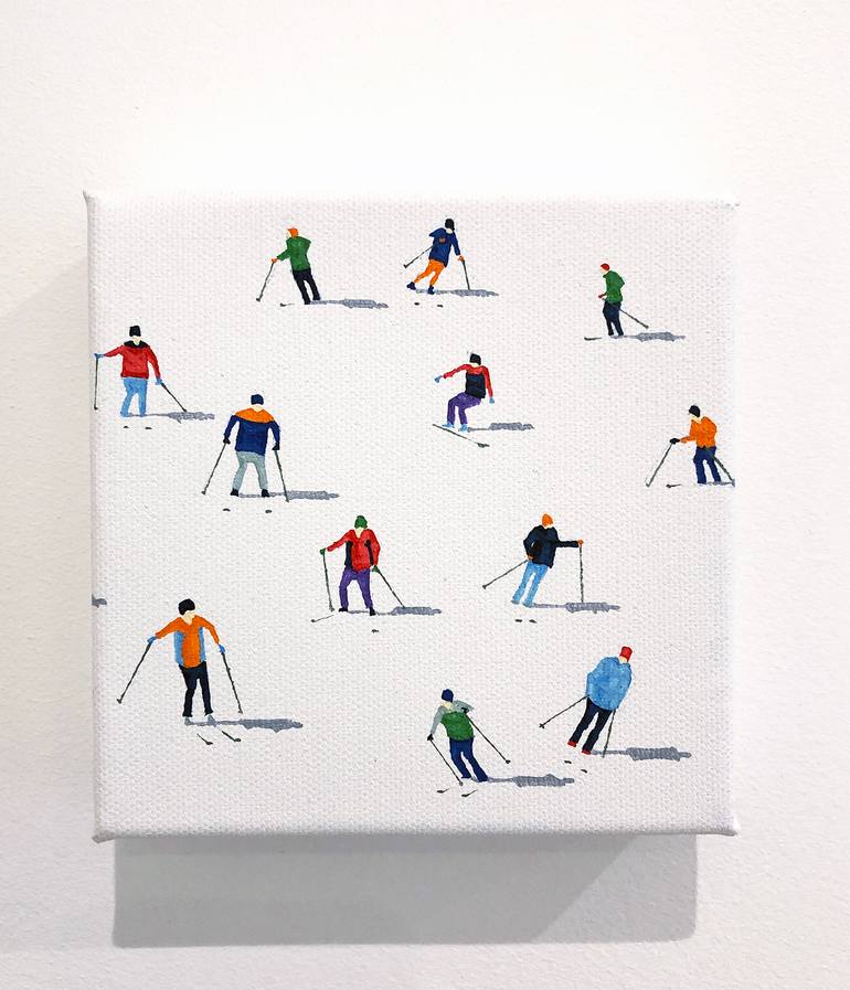 Original Figurative Sports Painting by Stephanie Ho
