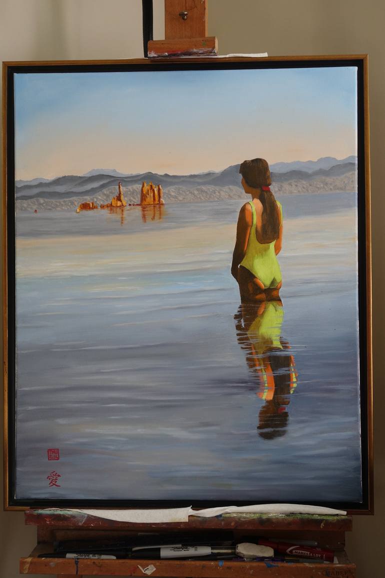 Original Contemporary Landscape Painting by Thu Nguyen