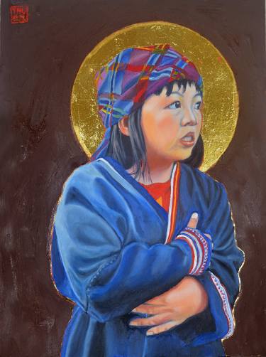 Original Children Painting by Thu Nguyen