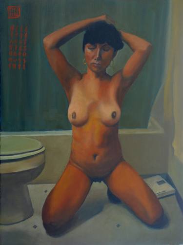 Print of Nude Paintings by Thu Nguyen