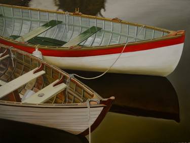 Print of Boat Paintings by Thu Nguyen